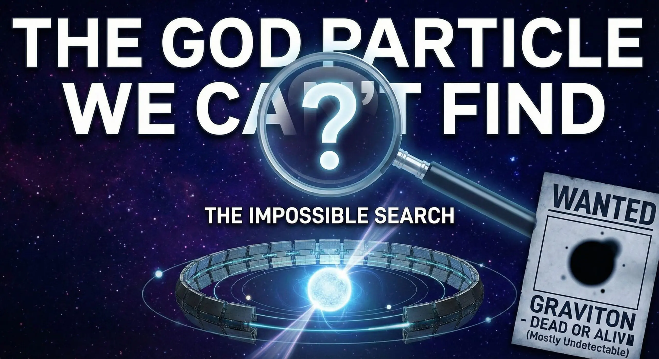 The search for the most elusive particle in the universe.